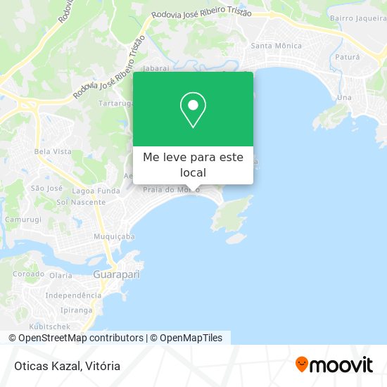 Oticas Kazal mapa