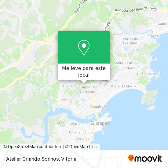 Atelier Criando Sonhos mapa