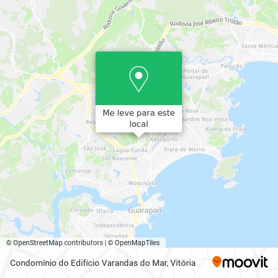 Condomínio do Edifício Varandas do Mar mapa