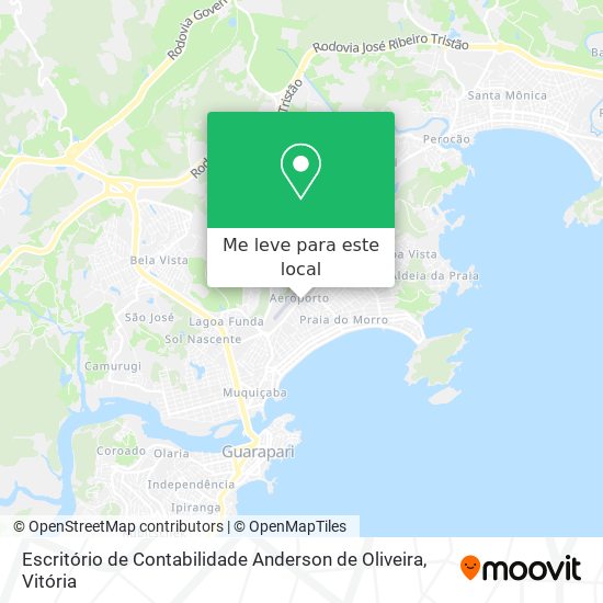 Escritório de Contabilidade Anderson de Oliveira mapa