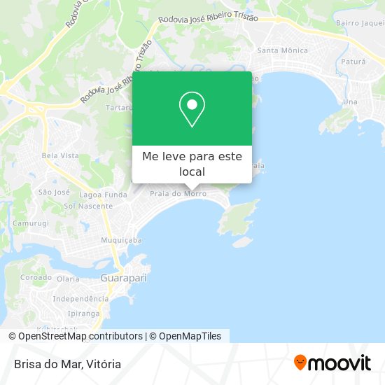 Brisa do Mar mapa