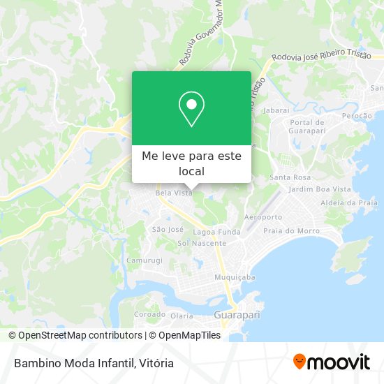 Bambino Moda Infantil mapa