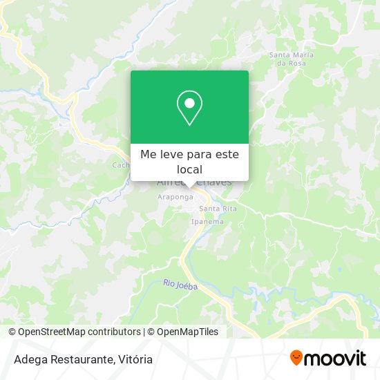 Adega Restaurante mapa