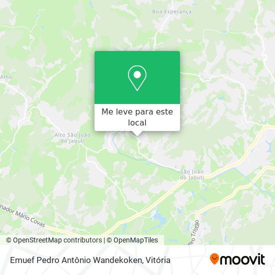 Emuef Pedro Antônio Wandekoken mapa
