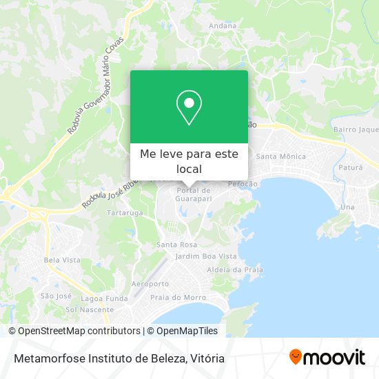 Metamorfose Instituto de Beleza mapa