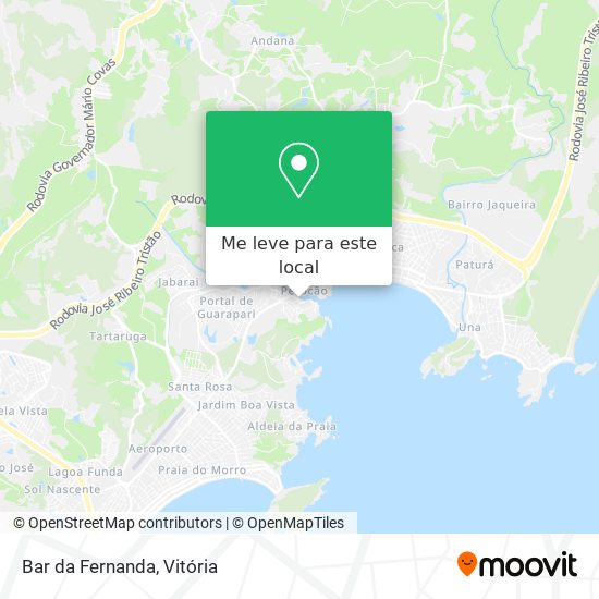 Bar da Fernanda mapa