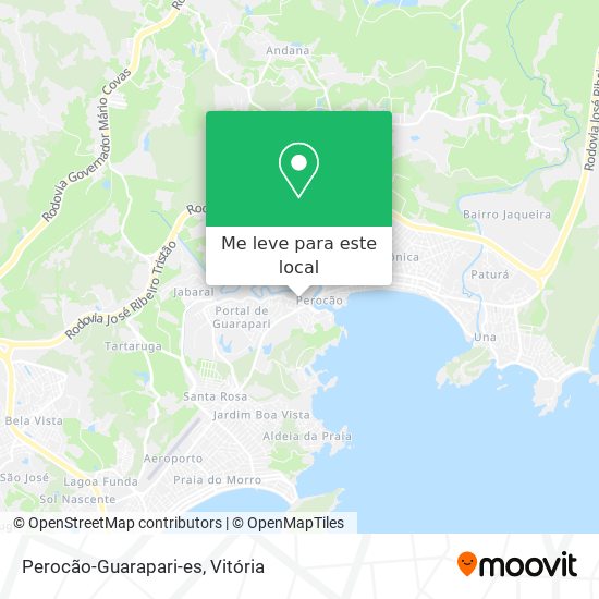 Perocão-Guarapari-es mapa