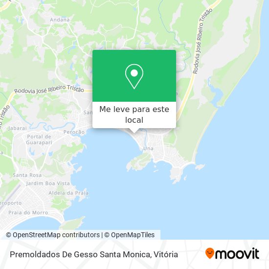 Premoldados De Gesso Santa Monica mapa