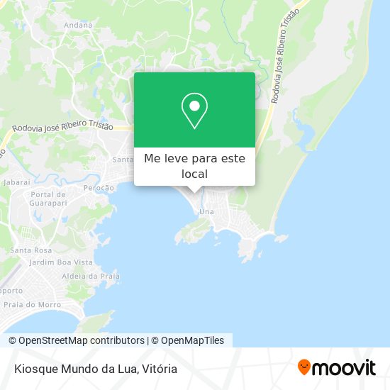 Kiosque Mundo da Lua mapa