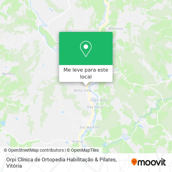 Orpi Clínica de Ortopedia Habilitação & Pilates mapa