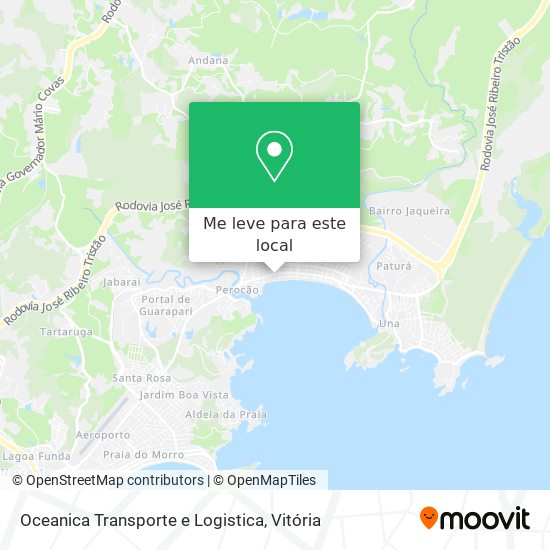 Oceanica Transporte e Logistica mapa