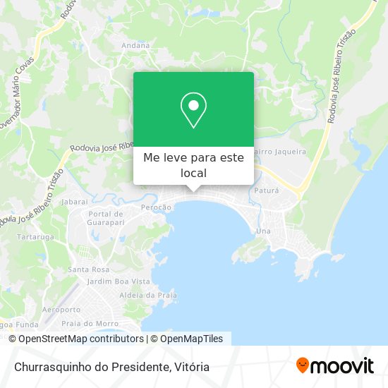Churrasquinho do Presidente mapa