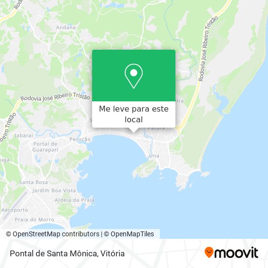 Pontal de Santa Mônica mapa