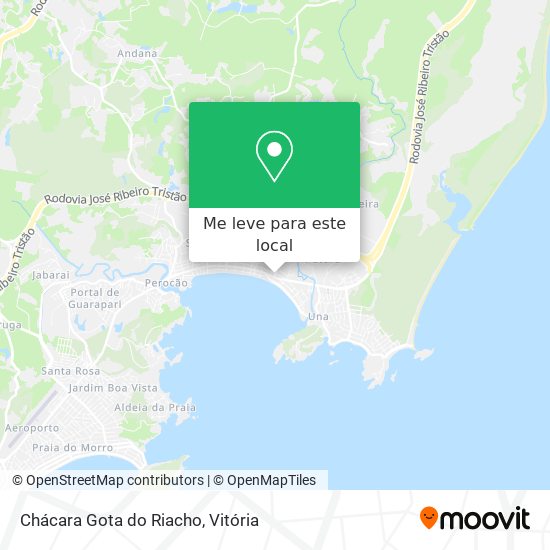 Chácara Gota do Riacho mapa