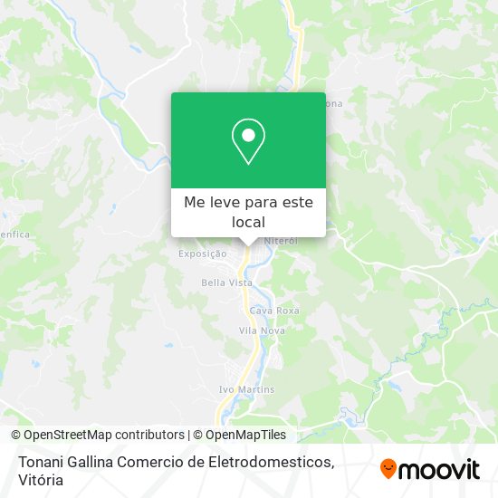 Tonani Gallina Comercio de Eletrodomesticos mapa