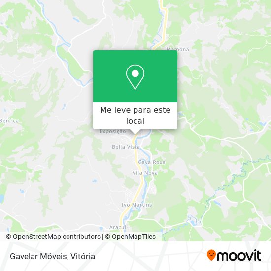 Gavelar Móveis mapa