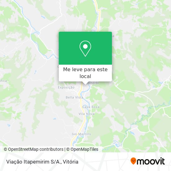 Viação Itapemirim S/A. mapa