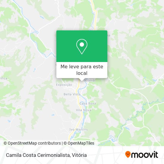 Camila Costa Cerimonialista mapa