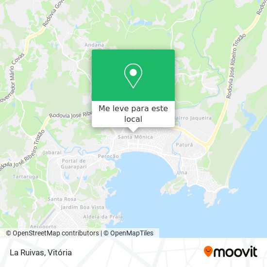 La Ruivas mapa