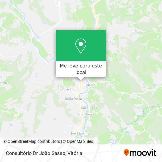 Consultório Dr João Sasso mapa