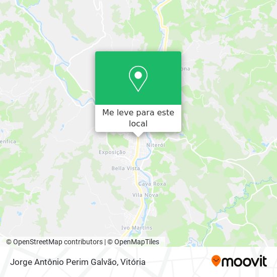 Jorge Antônio Perim Galvão mapa