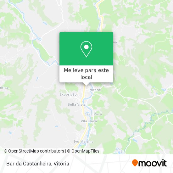 Bar da Castanheira mapa