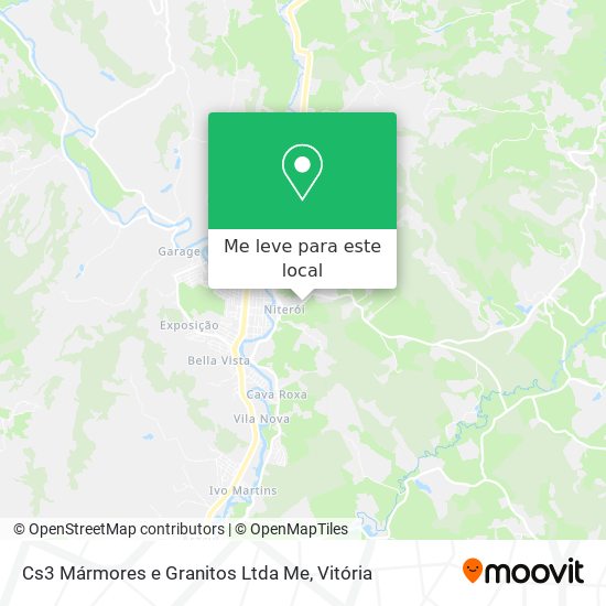 Cs3 Mármores e Granitos Ltda Me mapa
