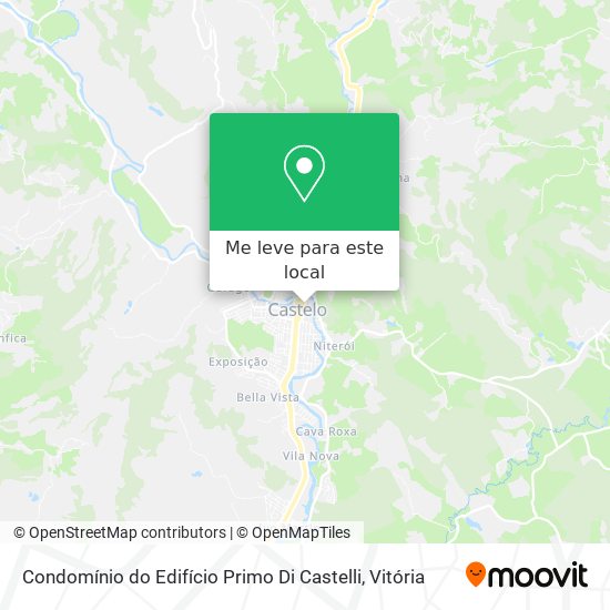 Condomínio do Edifício Primo Di Castelli mapa