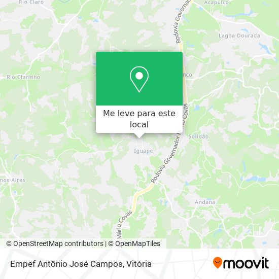 Empef Antônio José Campos mapa