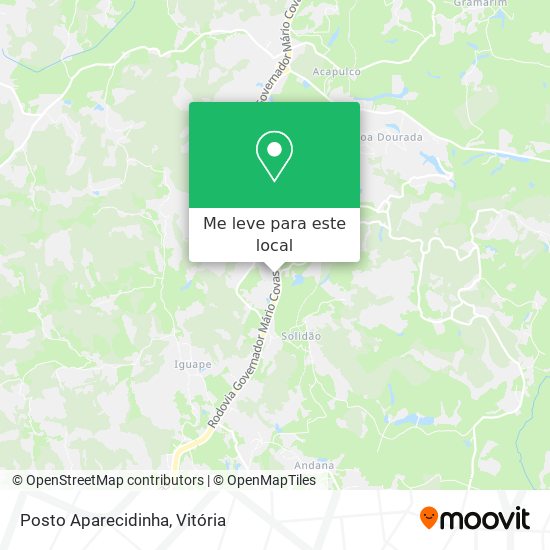 Posto Aparecidinha mapa