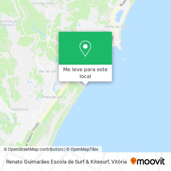 Renato Guimarães Escola de Surf & Kitesurf mapa