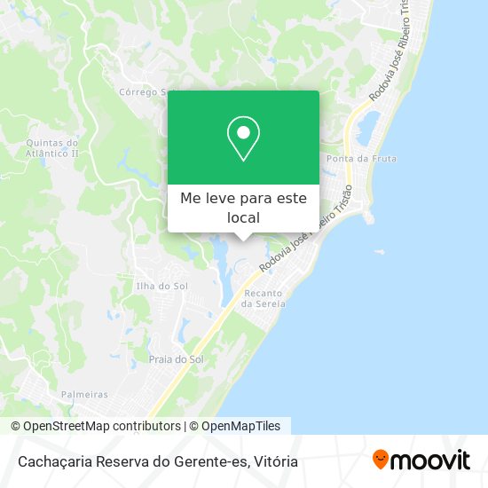 Cachaçaria Reserva do Gerente-es mapa