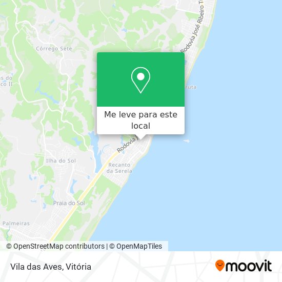 Vila das Aves mapa