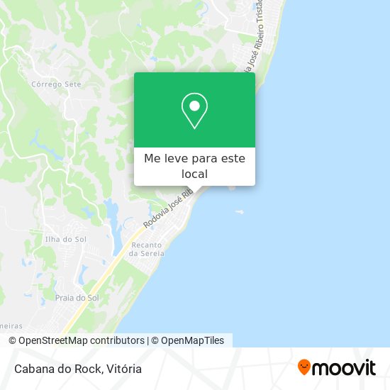 Cabana do Rock mapa
