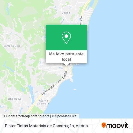 Pinter Tintas Materiais de Construção mapa