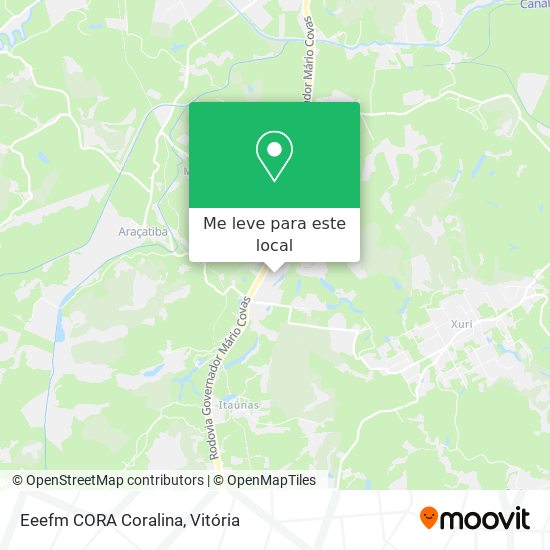 Eeefm CORA Coralina mapa
