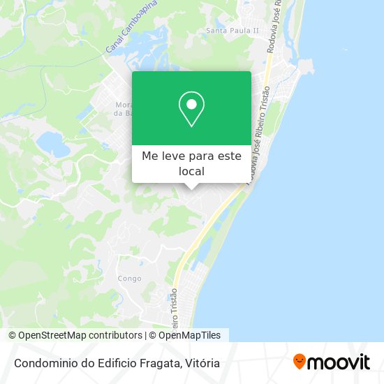 Condominio do Edificio Fragata mapa