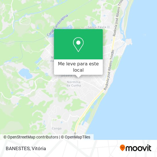 BANESTES mapa