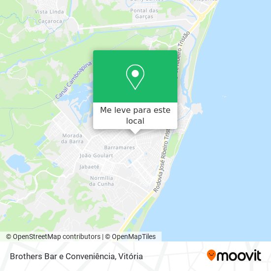 Brothers Bar e Conveniência mapa