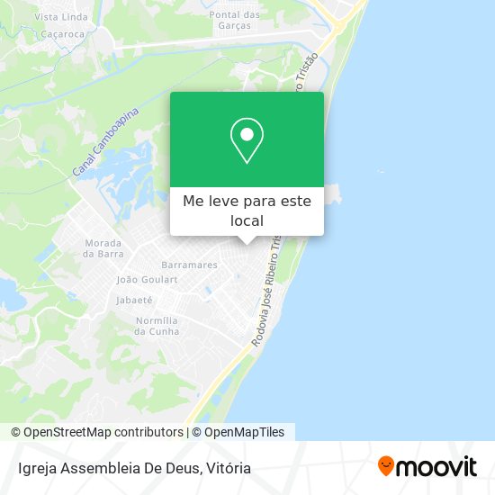 Igreja Assembleia De Deus mapa