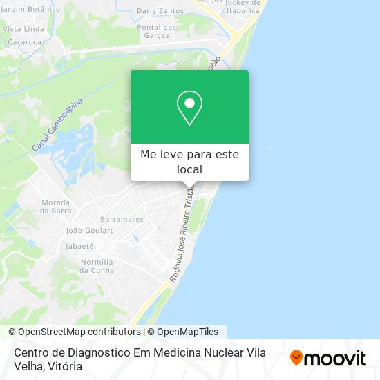 Centro de Diagnostico Em Medicina Nuclear Vila Velha mapa