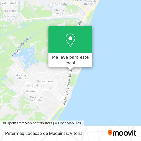 Petermaq Locacao de Maquinas mapa