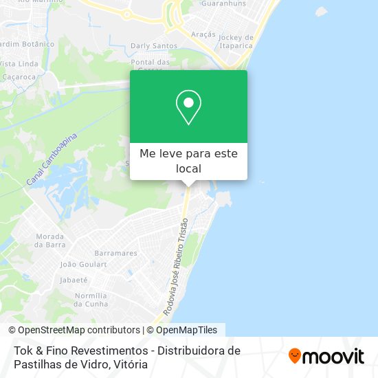 Tok & Fino Revestimentos - Distribuidora de Pastilhas de Vidro mapa