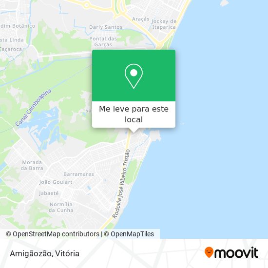 Amigãozão mapa