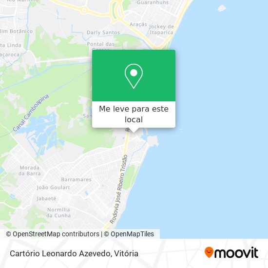 Cartório Leonardo Azevedo mapa