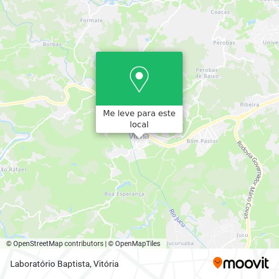 Laboratório Baptista mapa