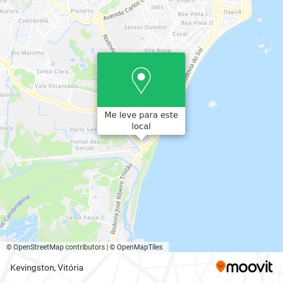 Kevingston mapa