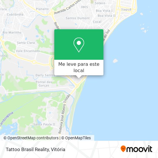 Tattoo Brasil Reality mapa