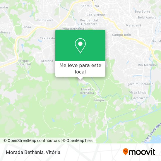 Morada Bethânia mapa