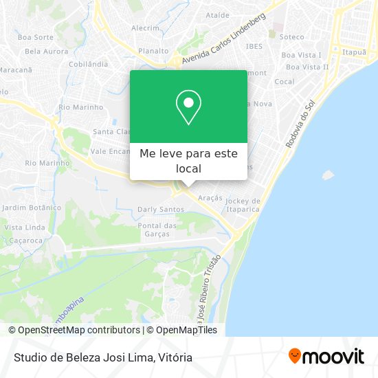 Studio de Beleza Josi Lima mapa